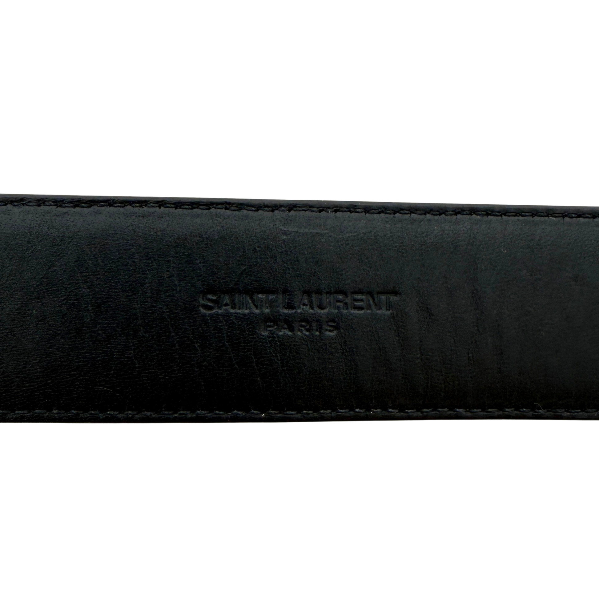 Saint Laurent Suede Gürtel Braun / sehr gut Saint Laurent