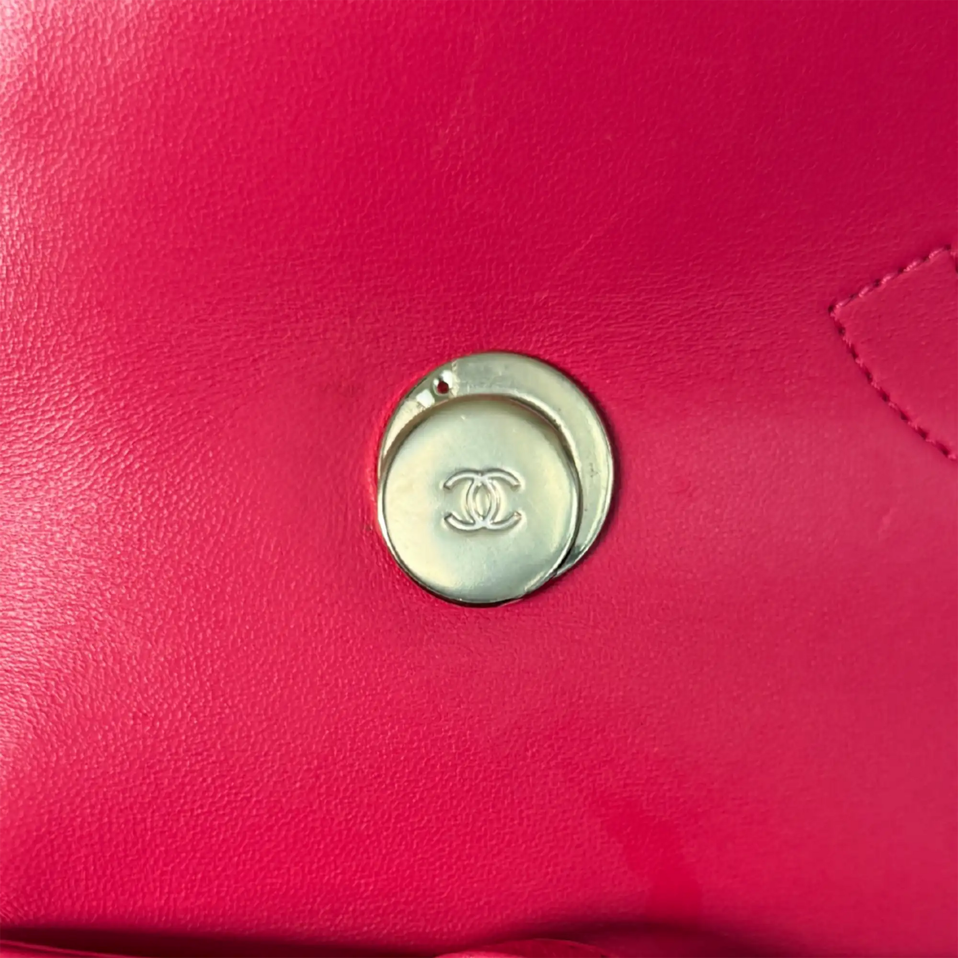 Chanel Trendy CC Top Handle Lammleder Pink / gut Chanel
