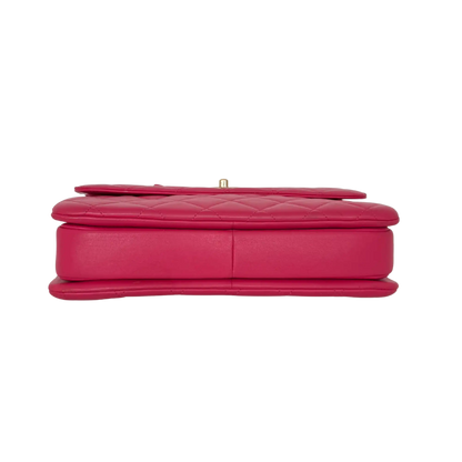 Chanel Trendy CC Top Handle Lammleder Pink / gut Chanel