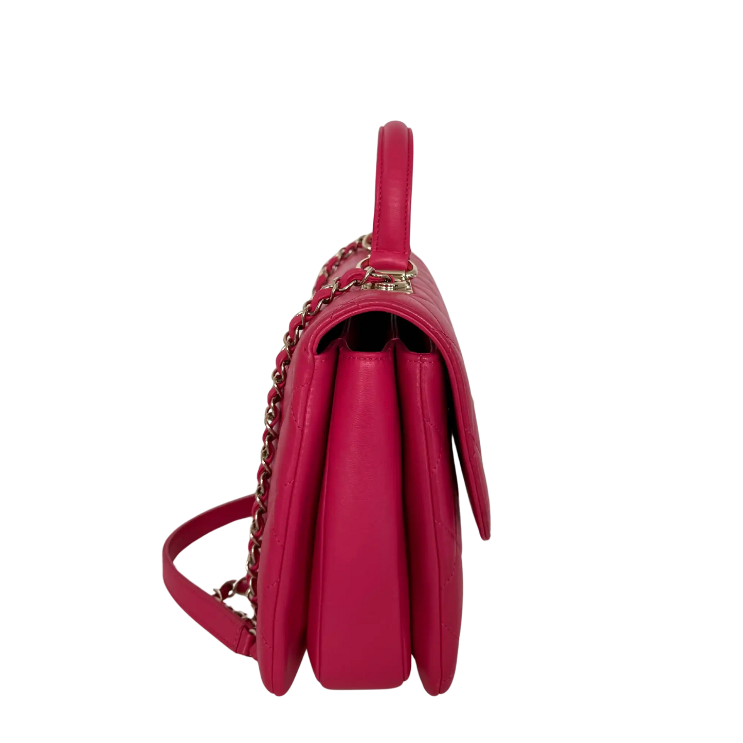 Chanel Trendy CC Top Handle Lammleder Pink / gut Chanel