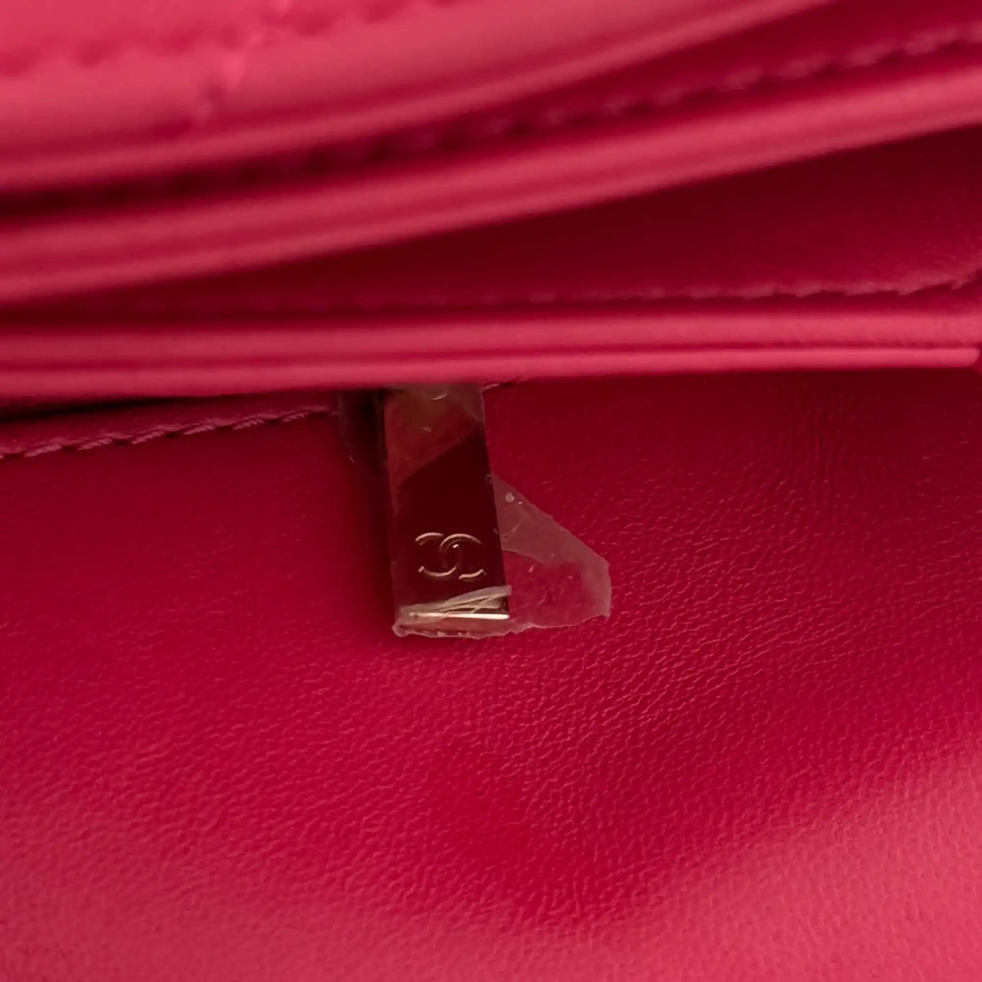 Chanel Trendy CC Top Handle Lammleder Pink / gut Chanel