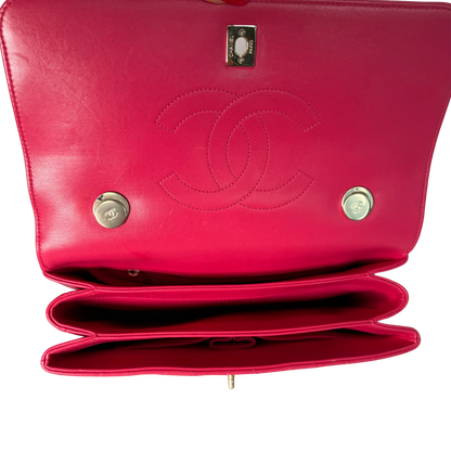 Chanel Trendy CC Top Handle Lammleder Pink / gut Chanel