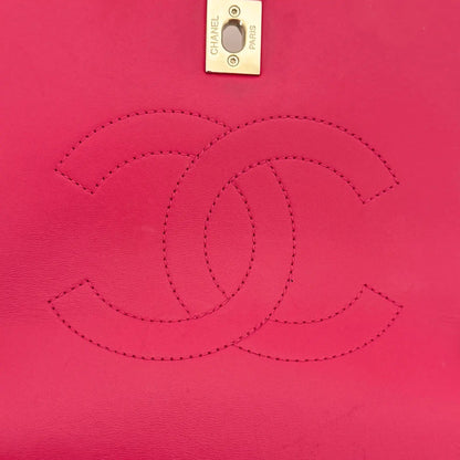 Chanel Trendy CC Top Handle Lammleder Pink / gut Chanel
