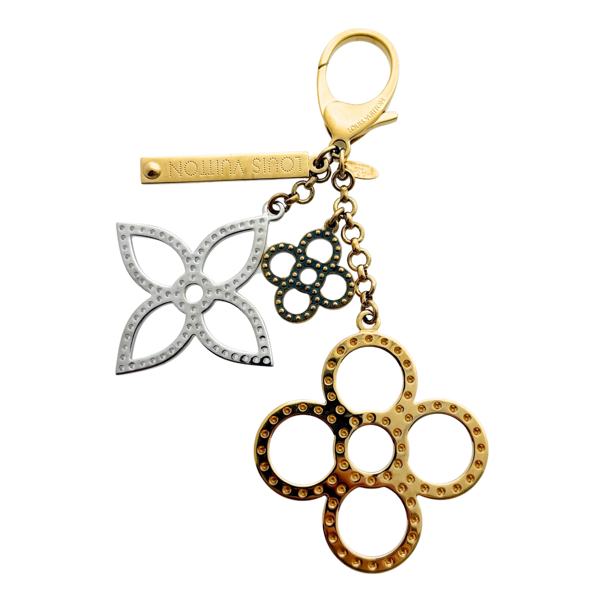 Louis Vuitton Tapage Three Tone Taschenanhänger Gold / neuwertig Echtheitscheck