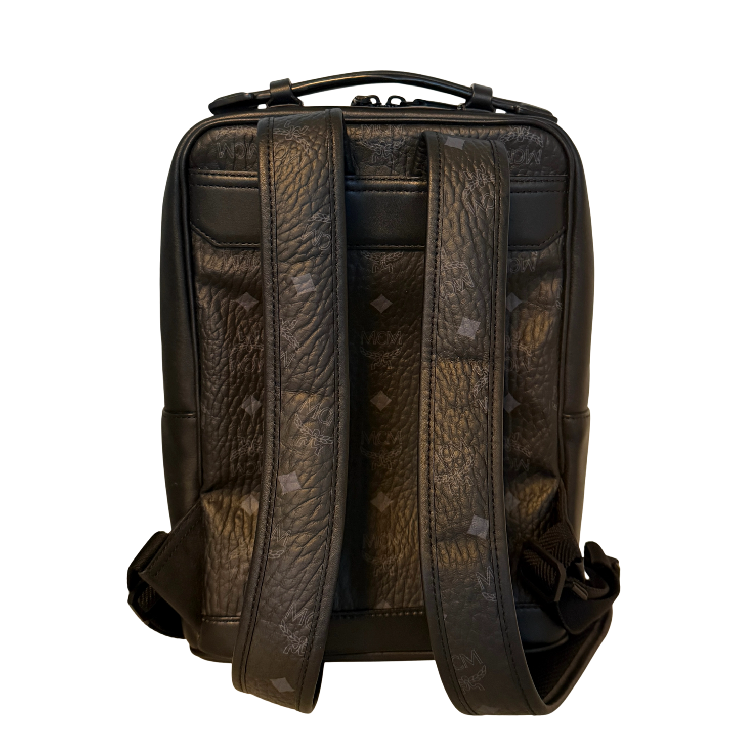 MCM Tech Flower Rucksack Small Schwarz / sehr gut