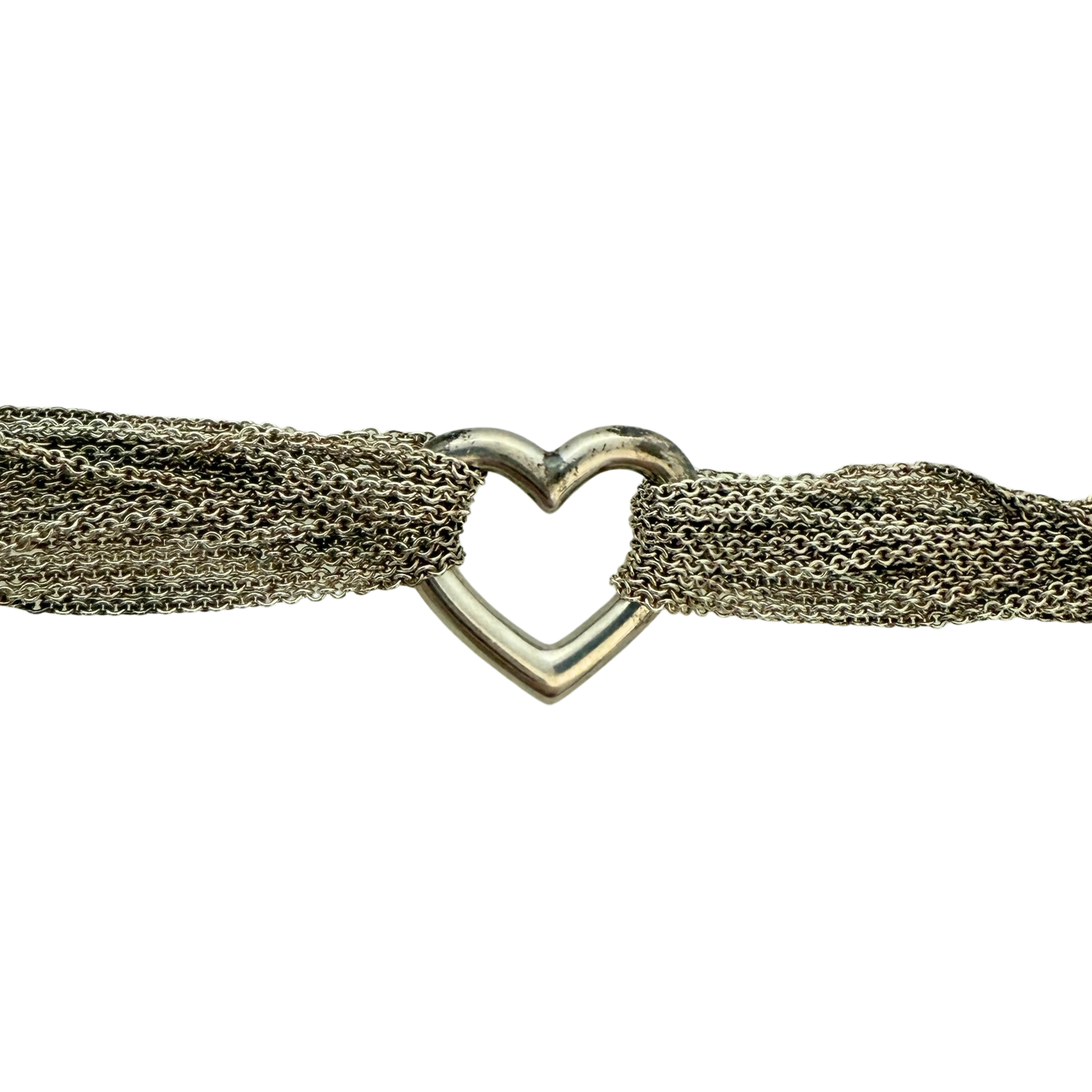 Tiffany & Co. Elsa Peretti Open Heart Armband Silber / gut Tiffany & Co.
