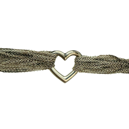 Tiffany & Co. Elsa Peretti Open Heart Armband Silber / gut Tiffany & Co.