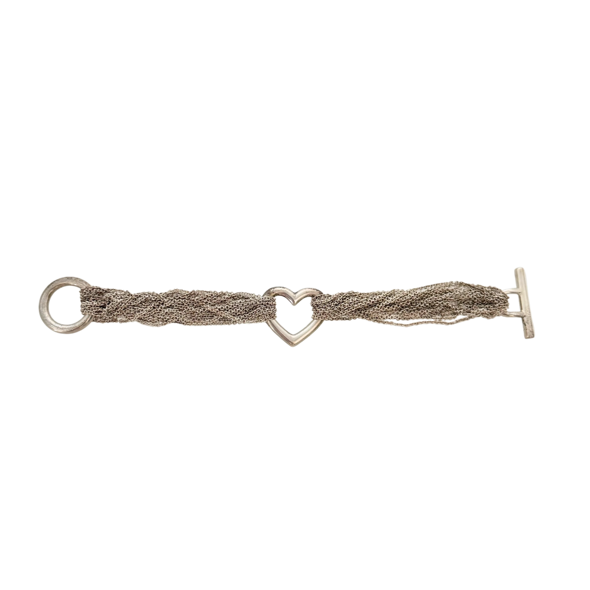 Tiffany & Co. Elsa Peretti Open Heart Armband Silber / gut Tiffany & Co.