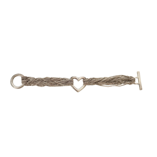 Tiffany & Co. Elsa Peretti Open Heart Armband Silber / gut Tiffany & Co.