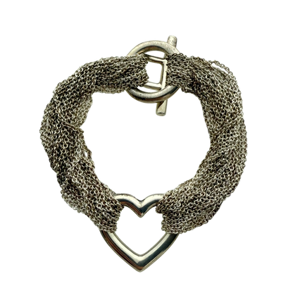 Tiffany & Co. Elsa Peretti Open Heart Armband Silber / gut Tiffany & Co.
