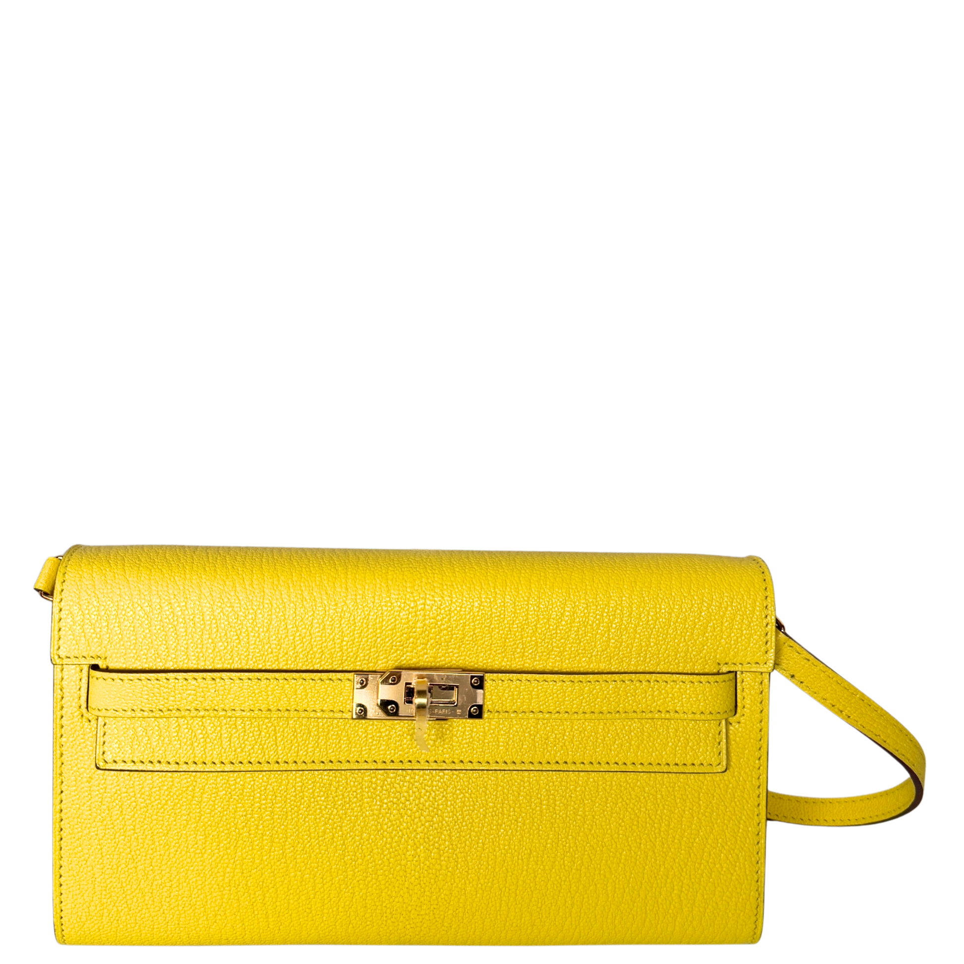 Hermès Kelly To Go Jaune Citron Fullset / neuwertig Hermès