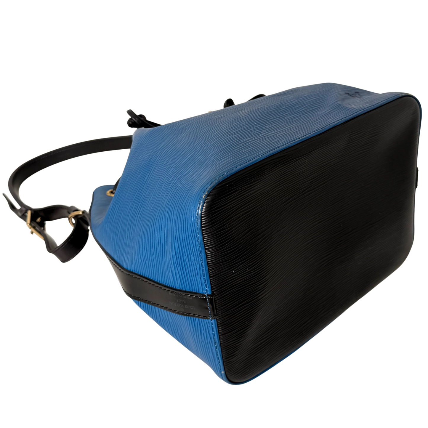 Louis Vuitton Petit Noé Epi Leder Schultertasche M44152 Toledo Blau / gut Louis Vuitton