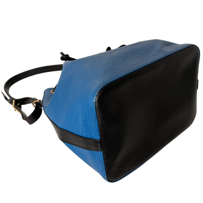 Louis Vuitton Petit Noé Epi Leder Schultertasche M44152 Toledo Blau / gut Louis Vuitton