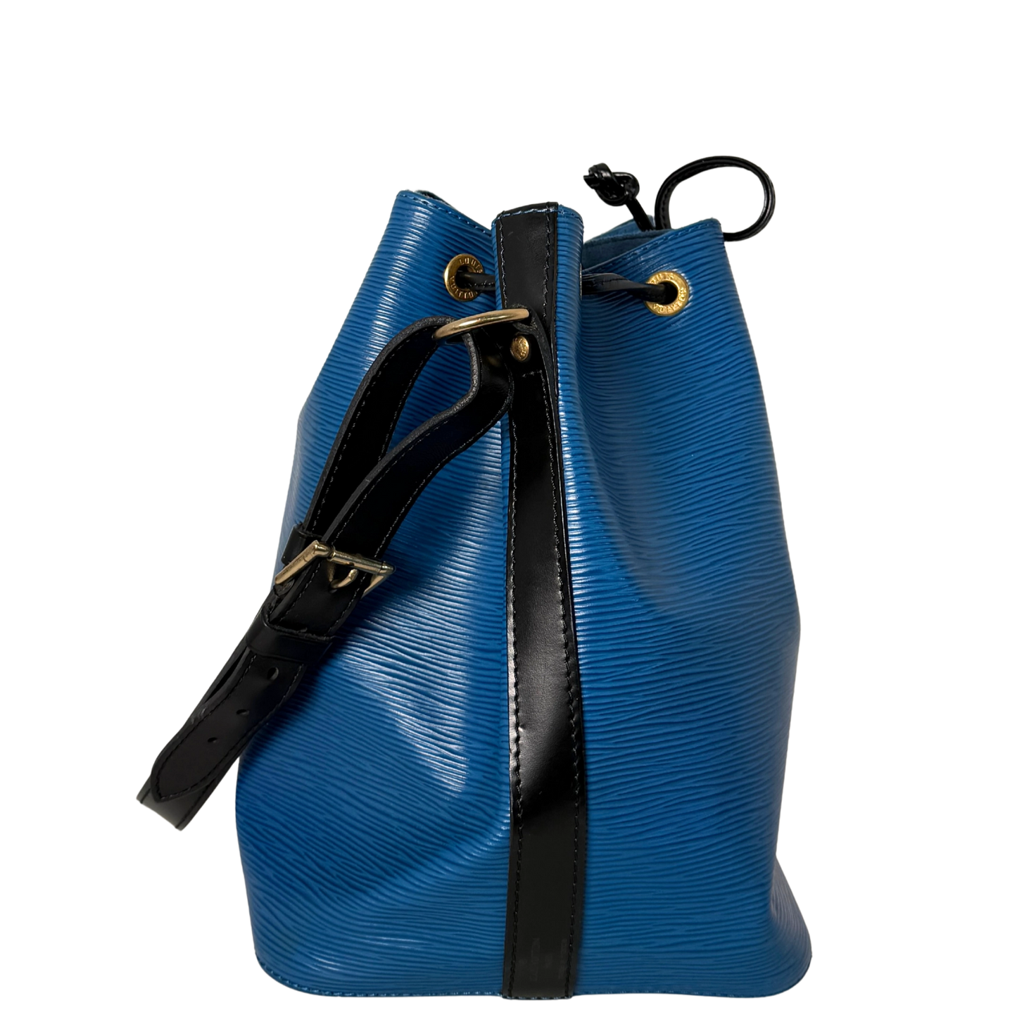 Louis Vuitton Petit Noé Epi Leder Schultertasche M44152 Toledo Blau / gut Louis Vuitton