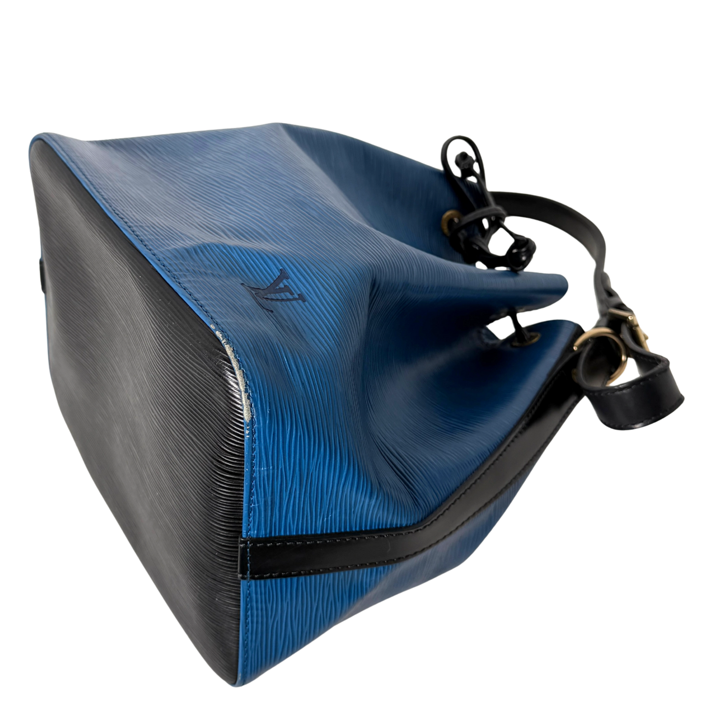 Louis Vuitton Petit Noé Epi Leder Schultertasche M44152 Toledo Blau / gut Louis Vuitton