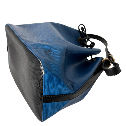 Louis Vuitton Petit Noé Epi Leder Schultertasche M44152 Toledo Blau / gut Louis Vuitton