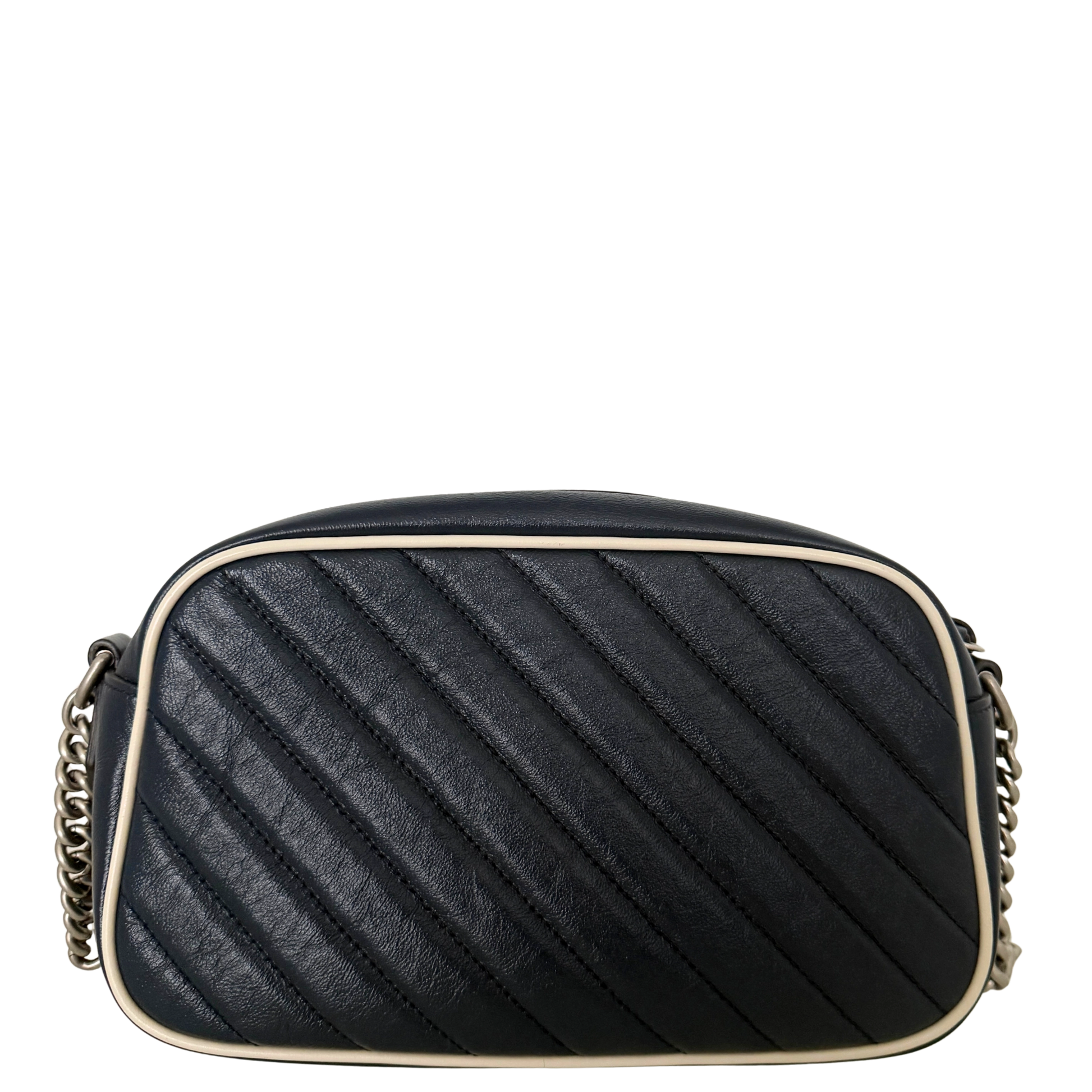 Gucci GG Marmont Torchon Schultertasche Blau / sehr gut Gucci