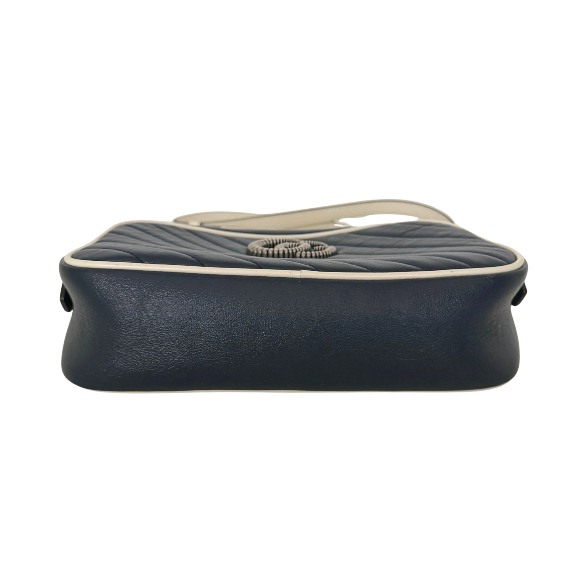 Gucci GG Marmont Torchon Schultertasche Blau / sehr gut Gucci