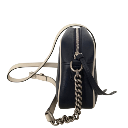 Gucci GG Marmont Torchon Schultertasche Blau / sehr gut Gucci