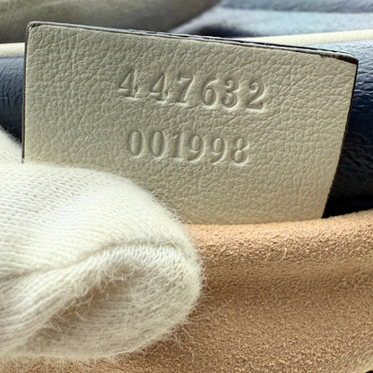 Gucci GG Marmont Torchon Schultertasche Blau / sehr gut Gucci