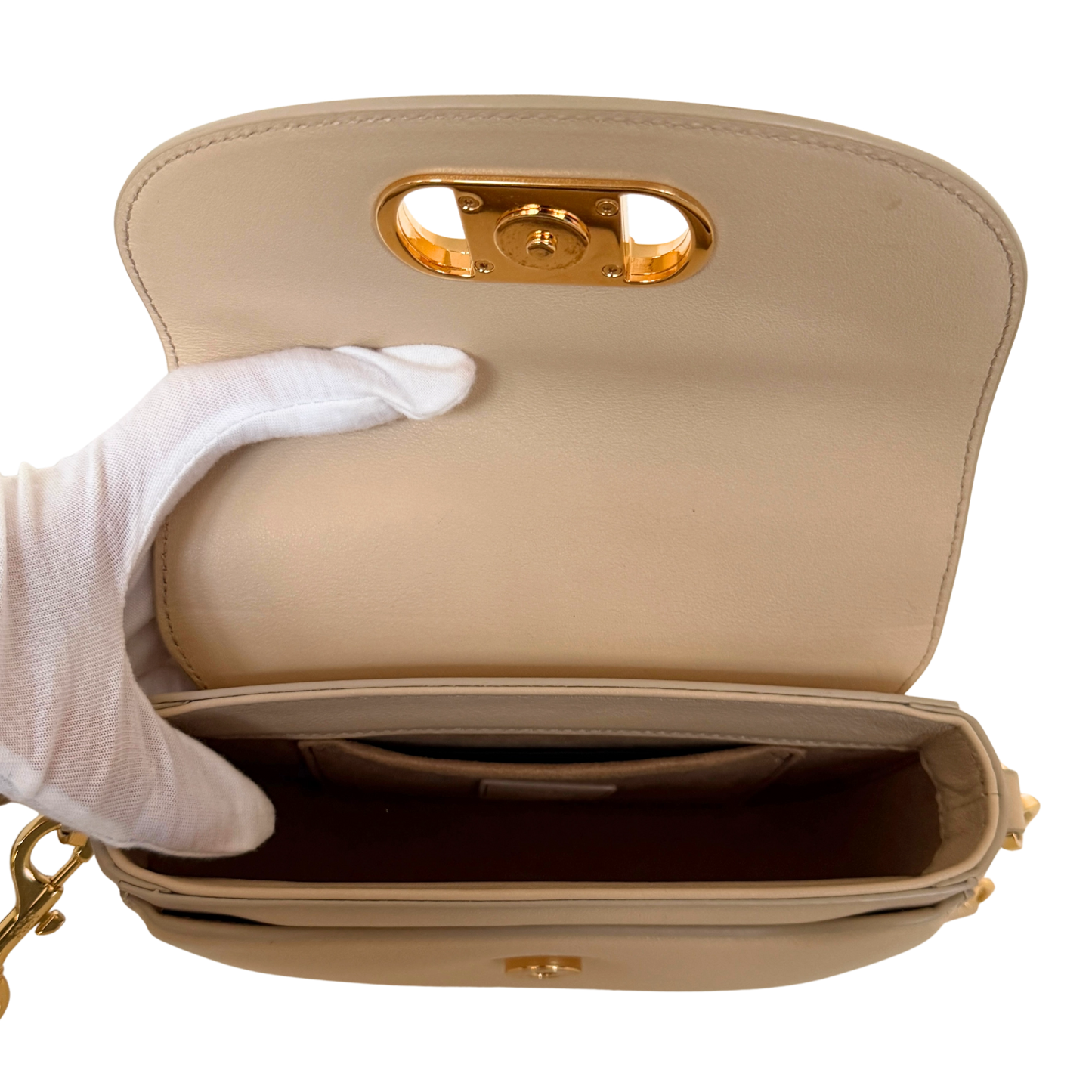 MCM Travia Umhängetasche Beige / sehr gut