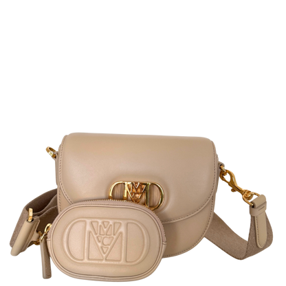 MCM Travia Umhängetasche Beige / sehr gut