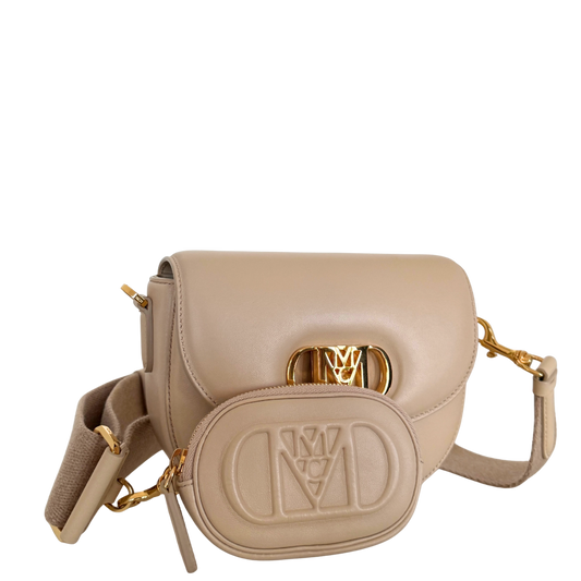 MCM Travia Umhängetasche Beige / sehr gut