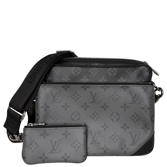 Louis Vuitton Trio Messenger Bag Monogram Eclipse M69443 / sehr gut Louis Vuitton