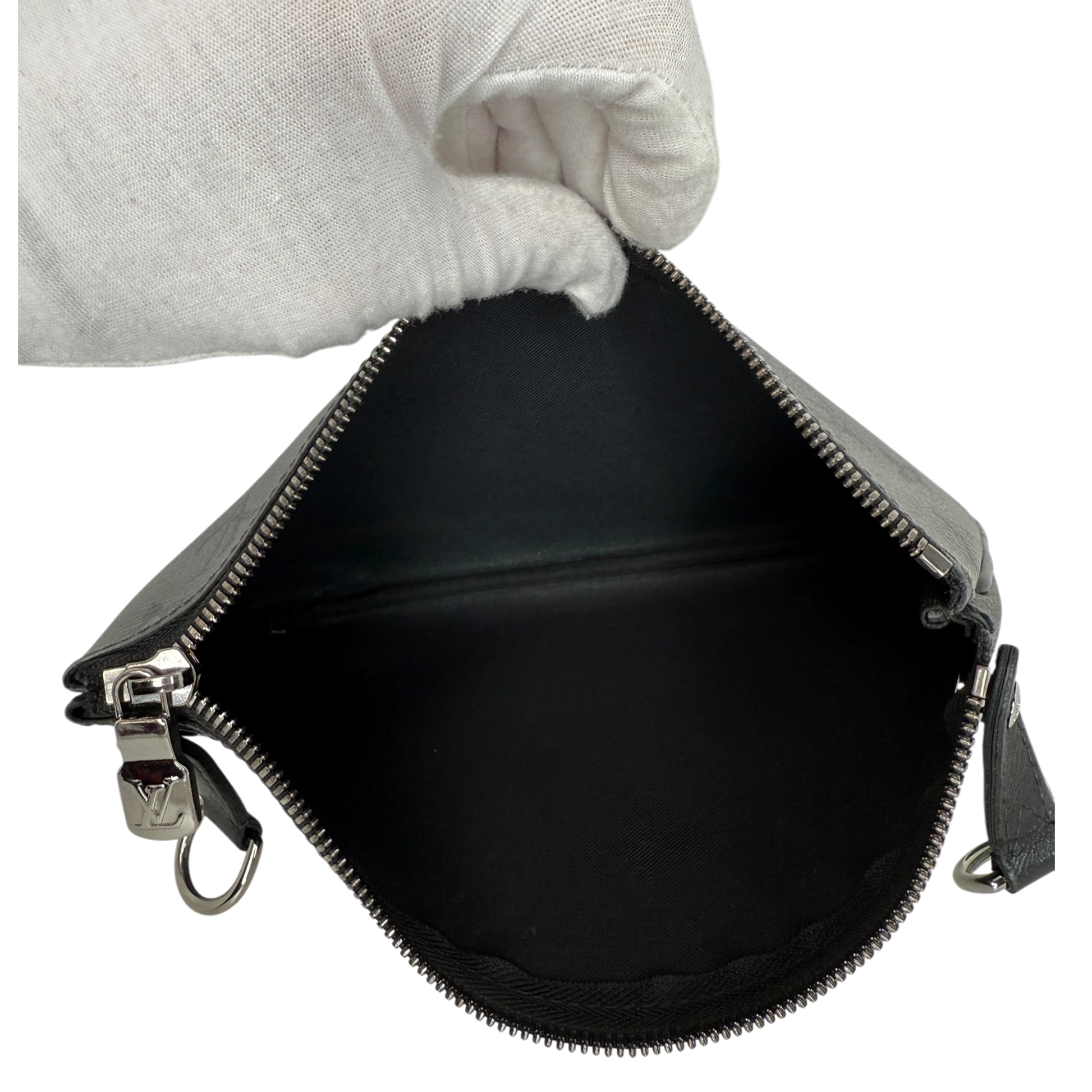 Louis Vuitton Trio Messenger Bag Monogram Eclipse M69443 / sehr gut Louis Vuitton