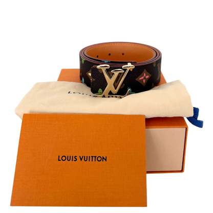 Louis Vuitton by Tyler, the Creator LV Tag Wendegürtel Größe 100cm Braun Fullset / neuwertig Louis Vuitton