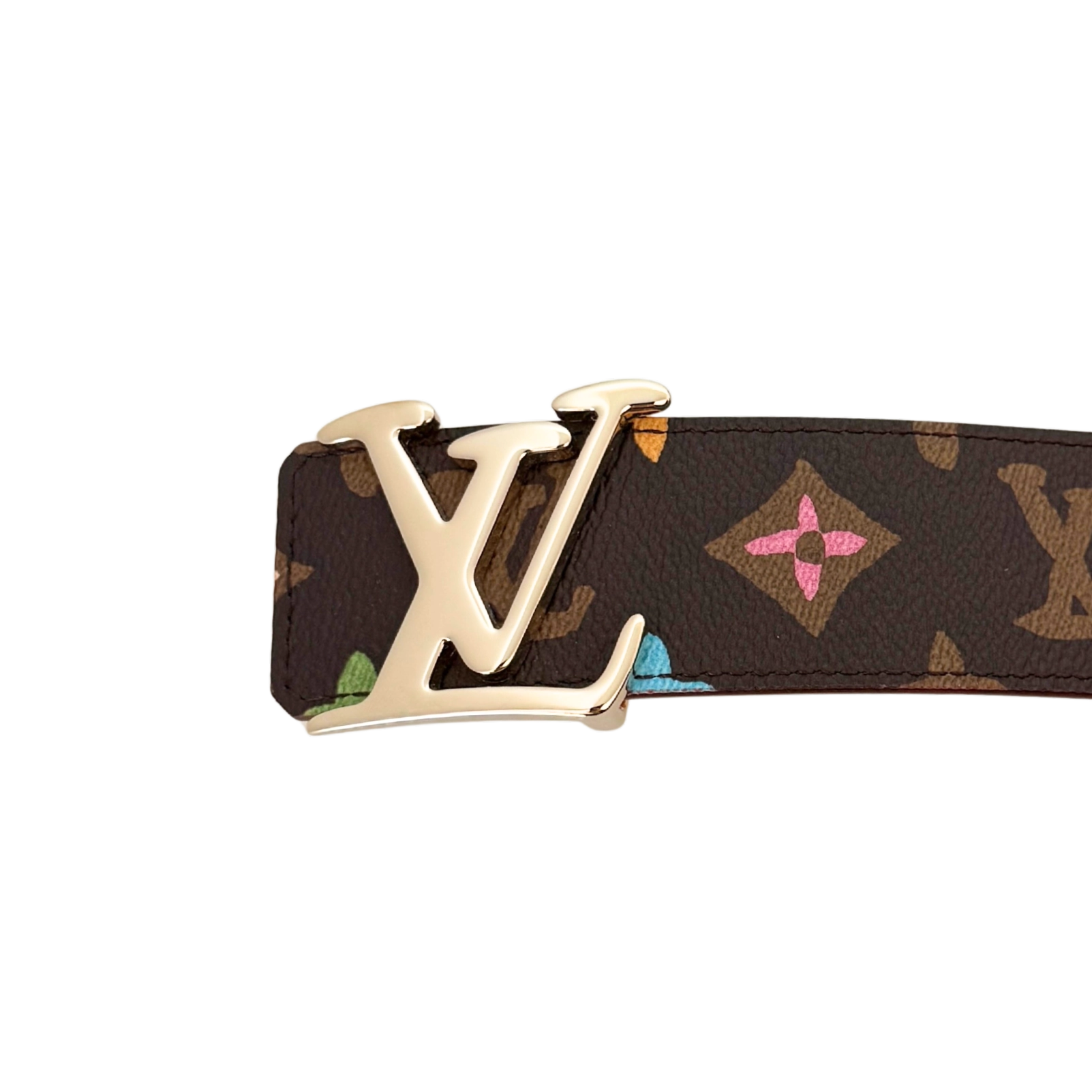 Louis Vuitton by Tyler, the Creator LV Tag Wendegürtel Größe 100cm Braun Fullset / neuwertig Louis Vuitton