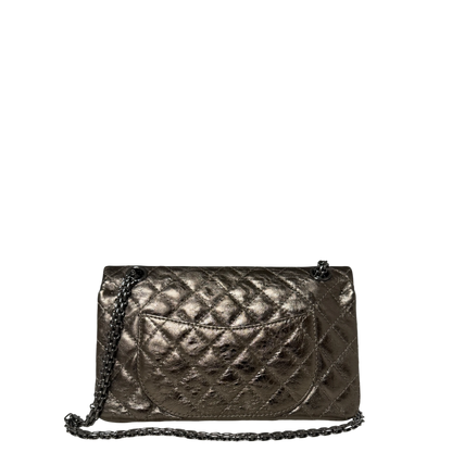 Chanel 2.55 Reissue 224 Classic Double Flap Bag Metallic Bronze / sehr gut Chanel
