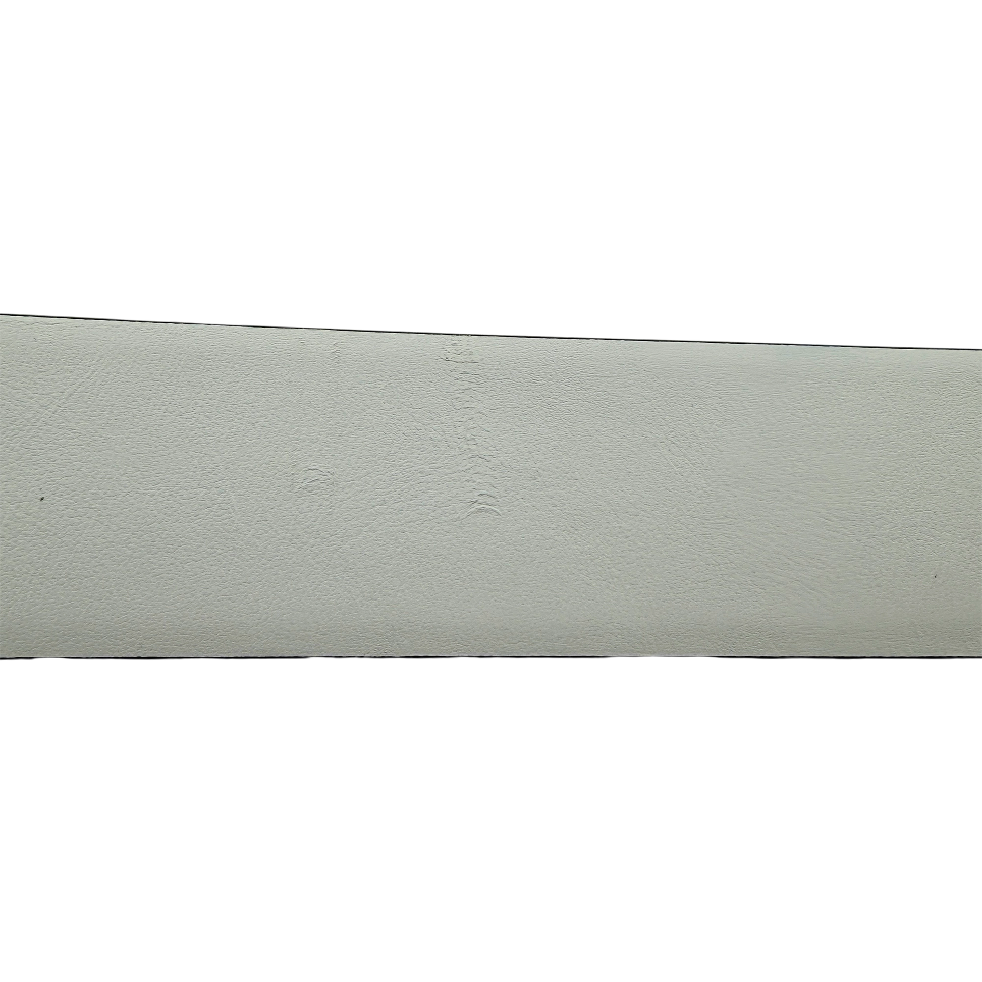 Valentino Garavani VLogo Gürtel aus Leder 80cm Lederschnalle Weiß / gut Valentino