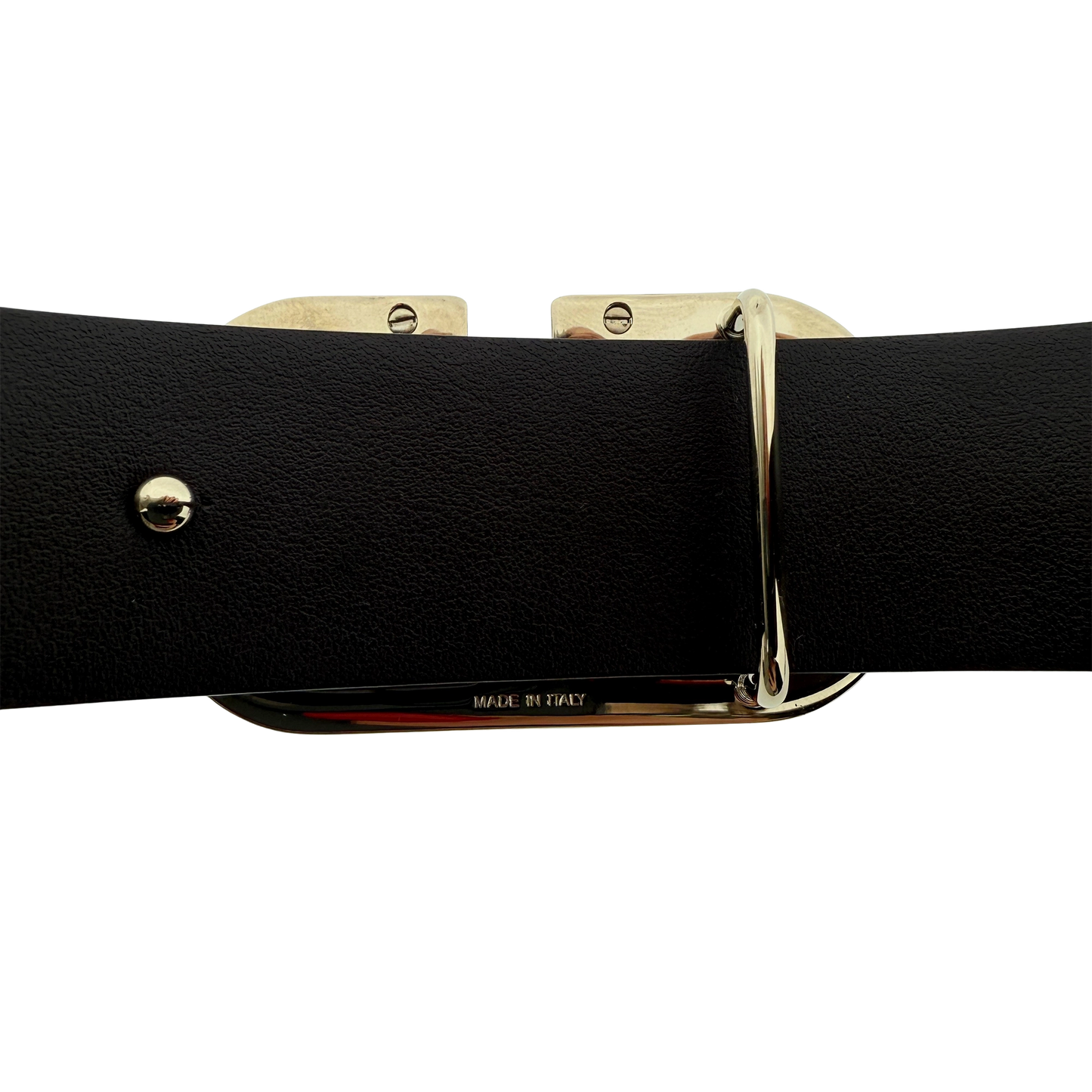 Valentino Garavani VLogo Gürtel aus Leder 80cm Dunkelbraun / neuwertig Valentino