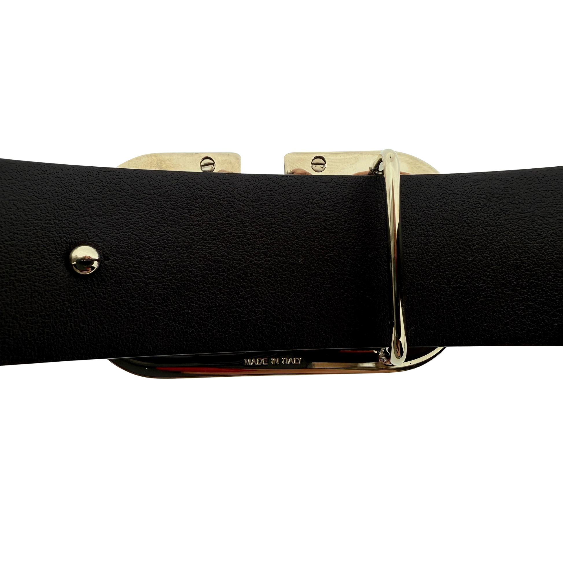Valentino Garavani VLogo Gürtel aus Leder 80cm Dunkelbraun / neuwertig Valentino