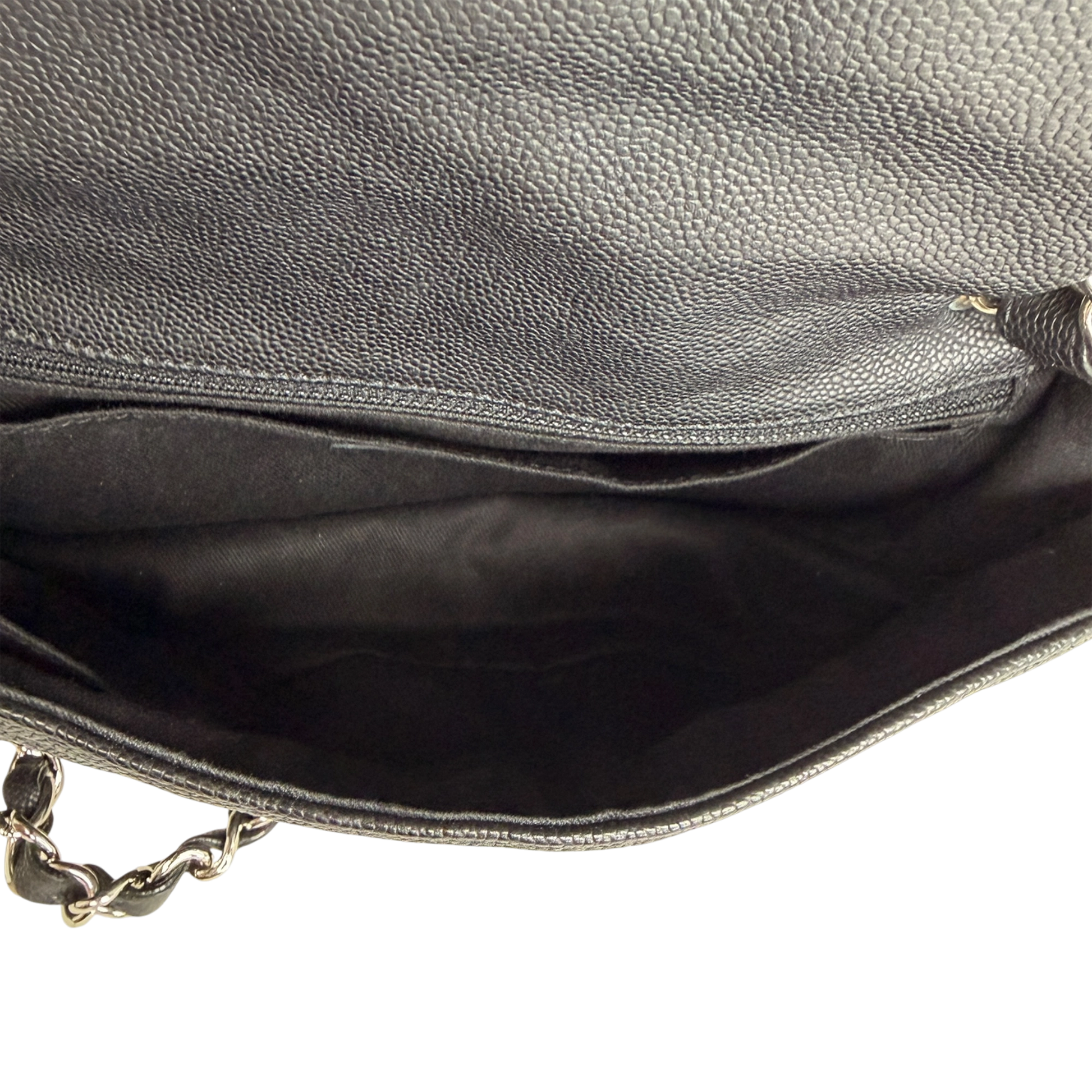Chanel CC Flap Bag schwarz Leder /neuwertig Chanel