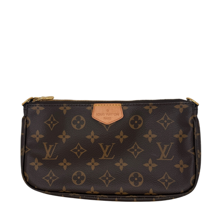 Louis Vuitton Multi Pochette Accessoires Monogram Khaki Fullset / sehr gut Louis Vuitton
