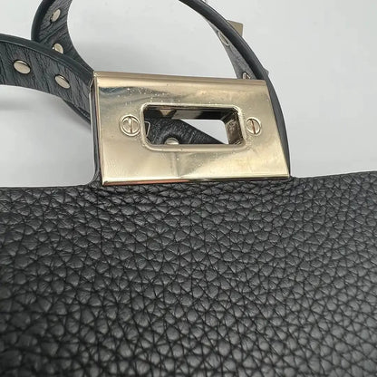 Valentino Garavani Rockstud Handtasche Leder schwarz / sehr gut Valentino