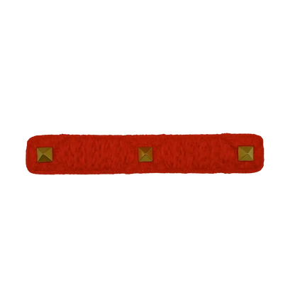 Valentino Roman Stud Spike Medium Wolle Orange / Sehr gut - Echtheitscheck