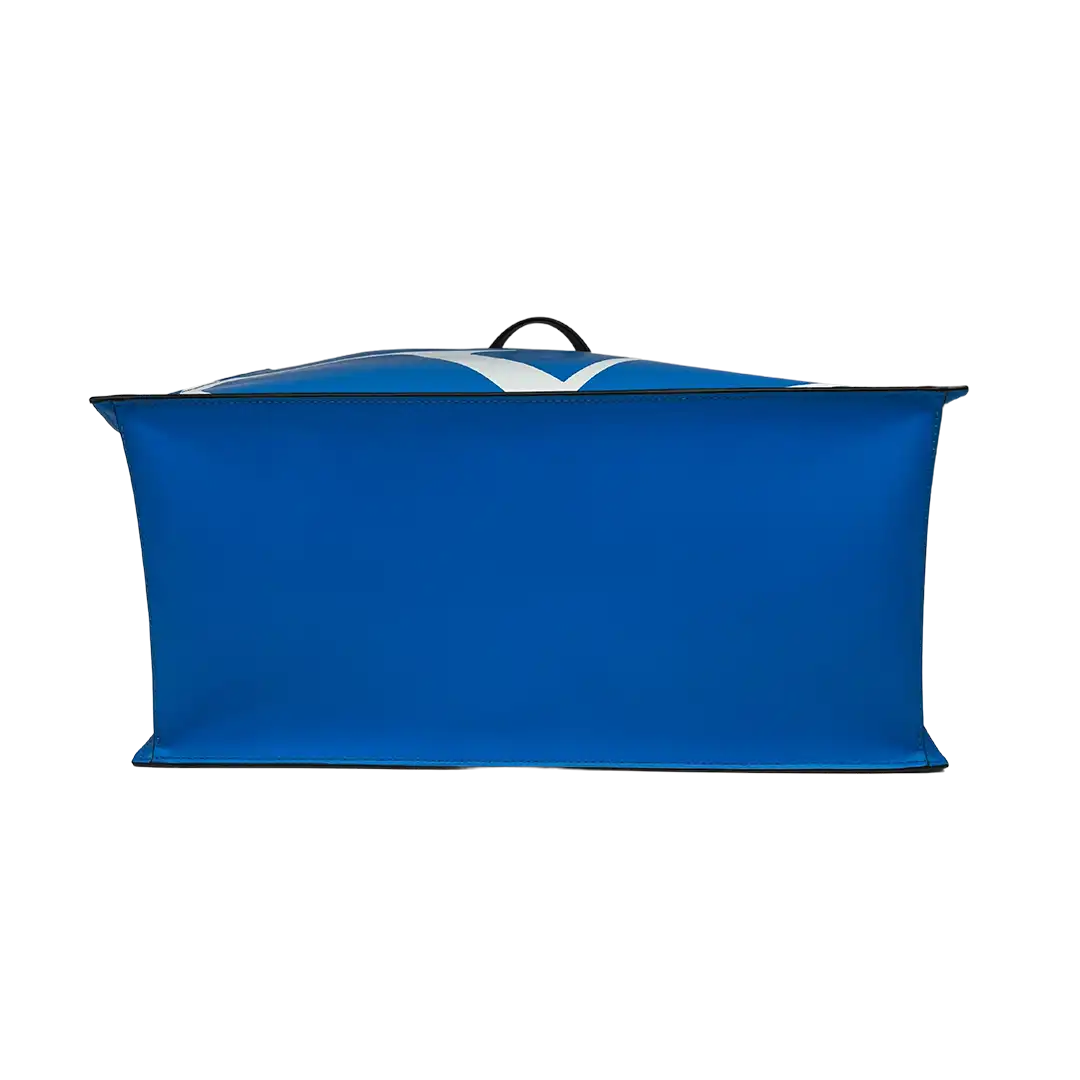 Valentino Garavani Vlogo Logo-print Tote Bag blau / sehr gut Valentino