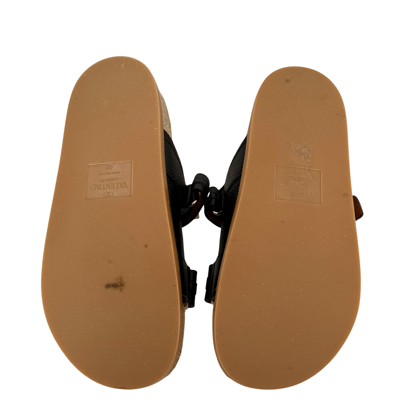 Valentino Garavani Rockstud Slides Größe 40 Schwarz Fullset / neuwertig Valentino