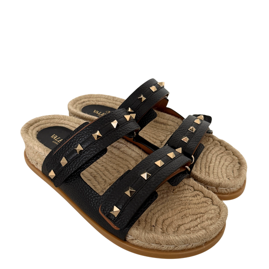 Valentino Garavani Rockstud Slides Größe 40 Schwarz Fullset / neuwertig Valentino