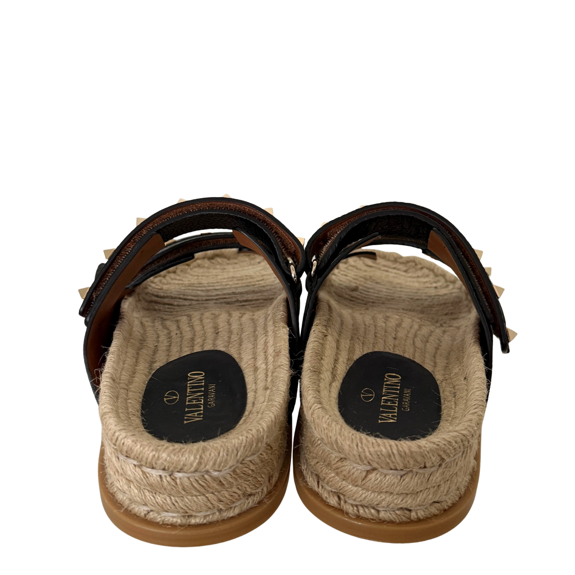 Valentino Garavani Rockstud Slides Größe 40 Schwarz Fullset / neuwertig Valentino