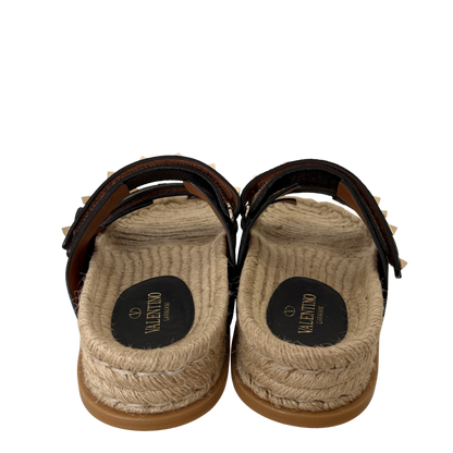 Valentino Garavani Rockstud Slides Größe 40 Schwarz Fullset / neuwertig Valentino