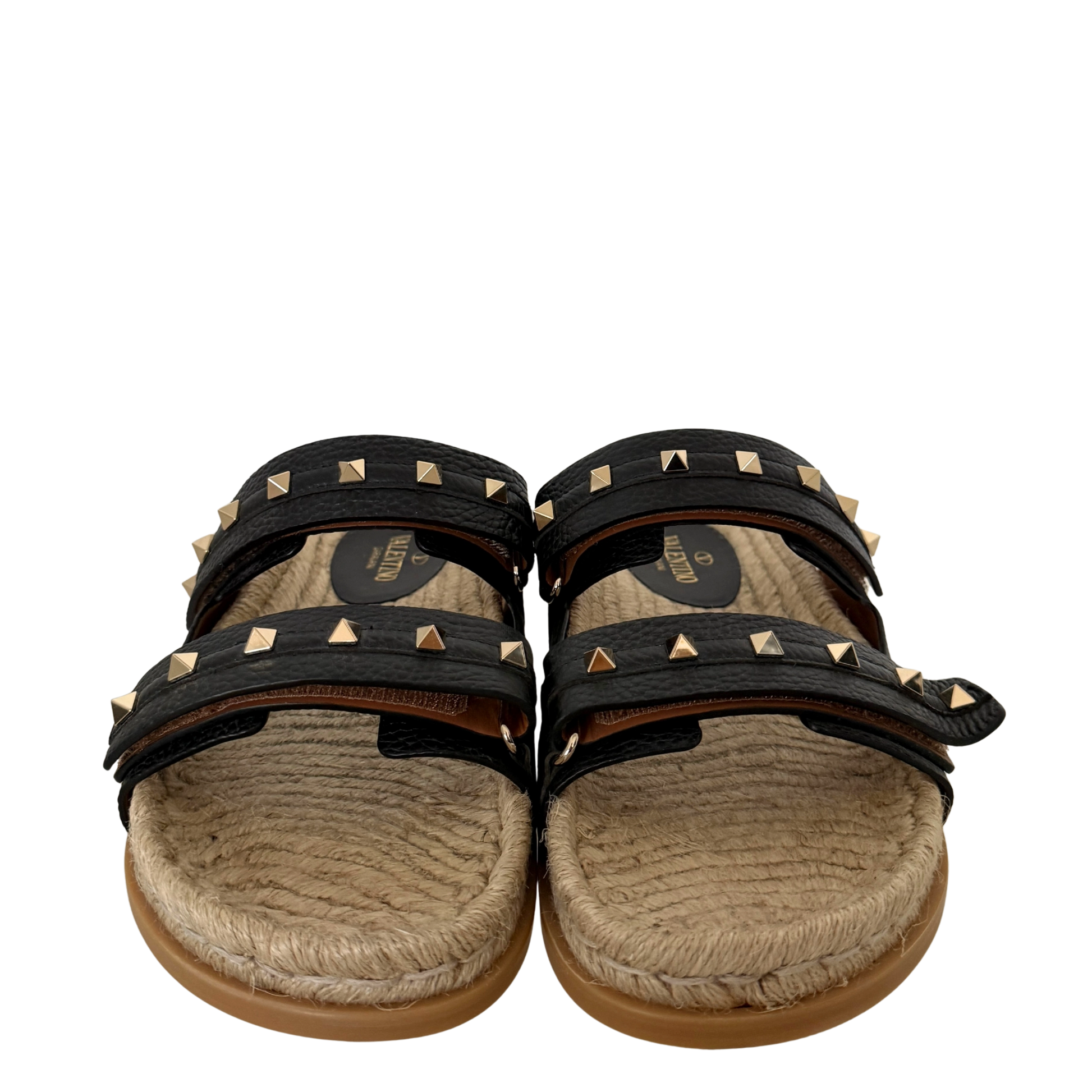 Valentino Garavani Rockstud Slides Größe 40 Schwarz Fullset / neuwertig Valentino