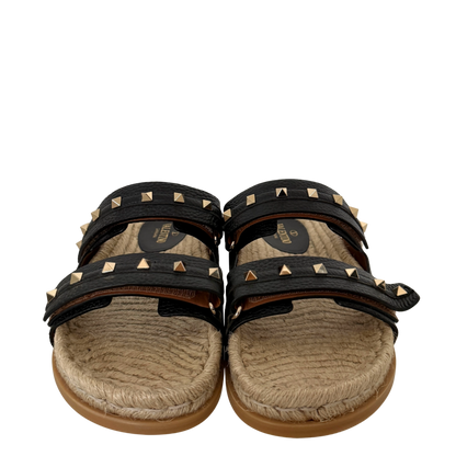 Valentino Garavani Rockstud Slides Größe 40 Schwarz Fullset / neuwertig Valentino