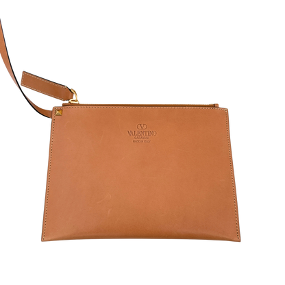 Valentino Garavani VLogo Signature Tote Bag Beige / sehr gut Valentino