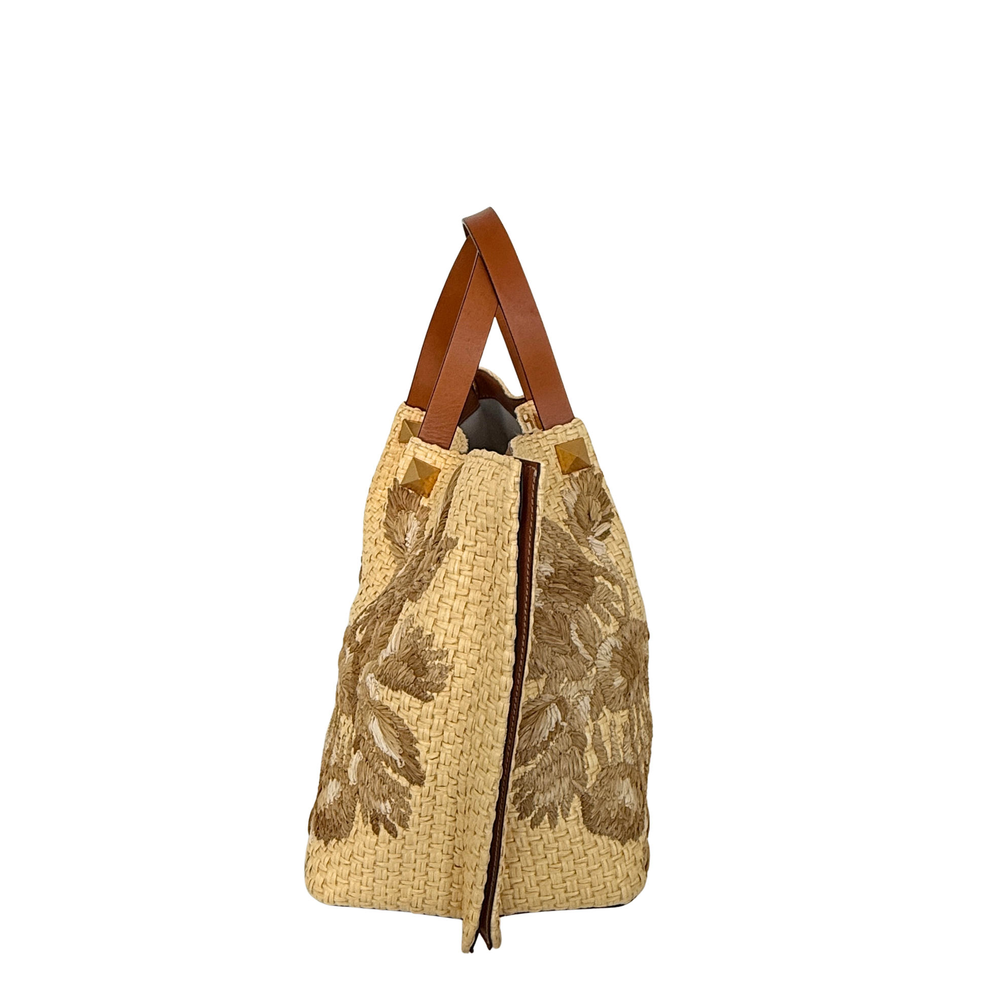 Valentino Garavani VLogo Signature Tote Bag Beige / sehr gut Valentino
