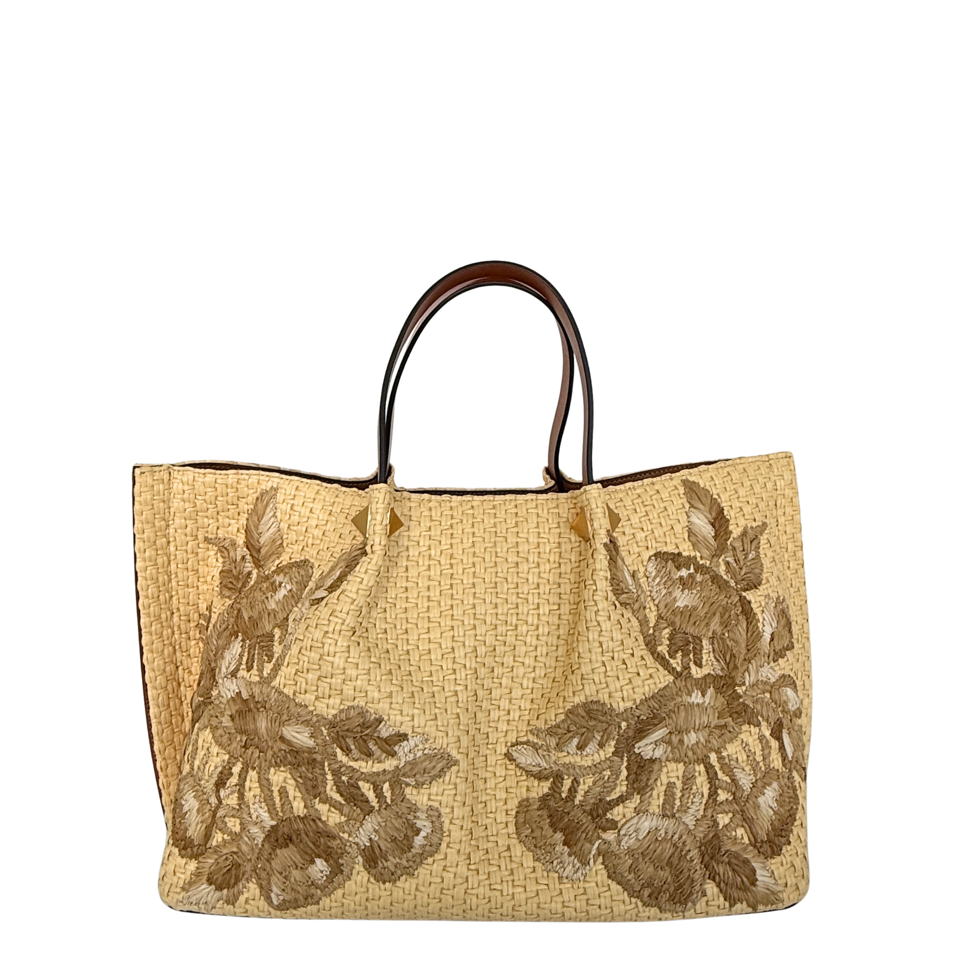 Valentino Garavani VLogo Signature Tote Bag Beige / sehr gut Valentino
