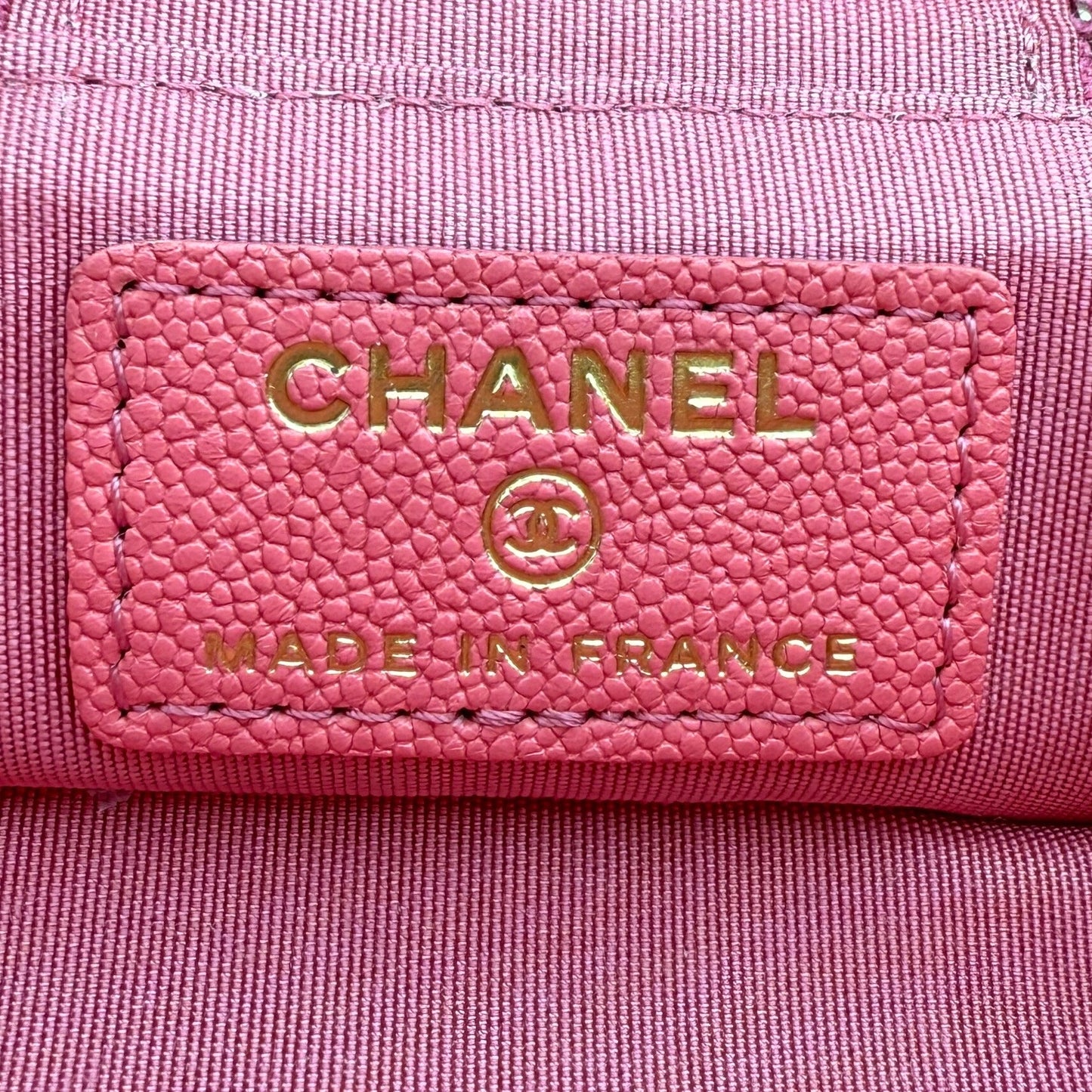 Chanel Mini Top Handle Vanity Tasche Pink / sehr gut Chanel